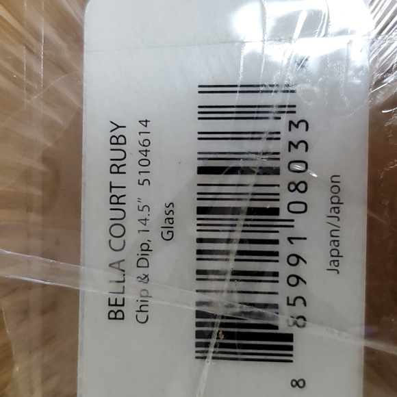 Mikasa Bella Court Ruby Chip and Dip - Picture 16 of 16